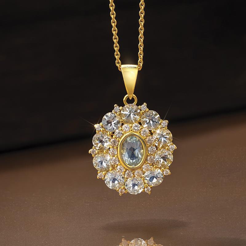 Aqua on the Rocks Necklace